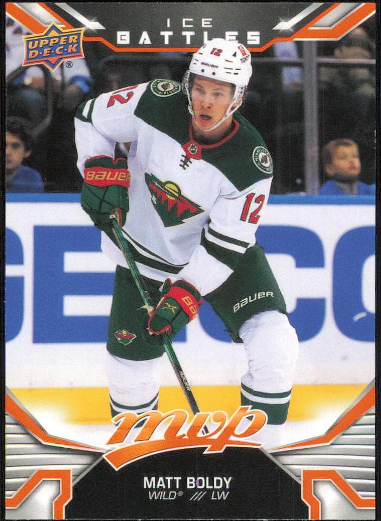 Matt Boldy 2022 Upper Deck MVP rookie card