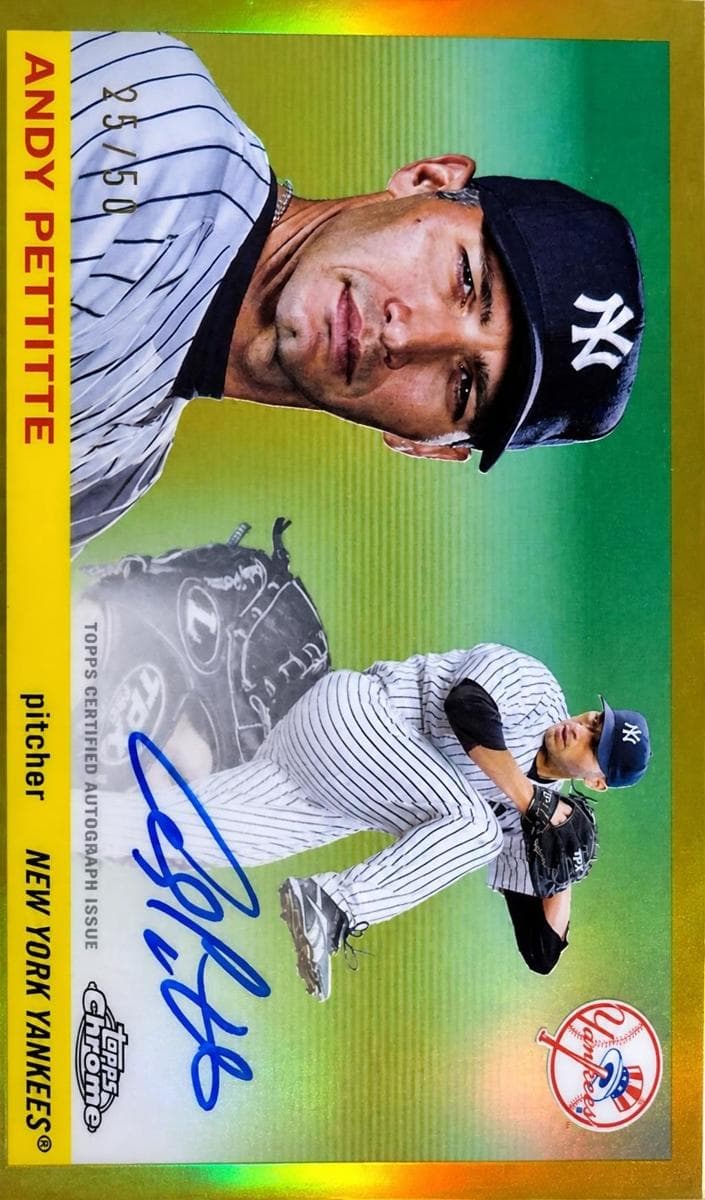 Andy Pettitte 2025 topps Topps Chrome Platinum