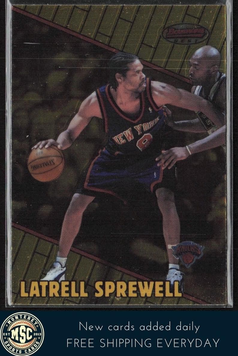 Latrell Sprewell 1999 bowman Bowman's Best