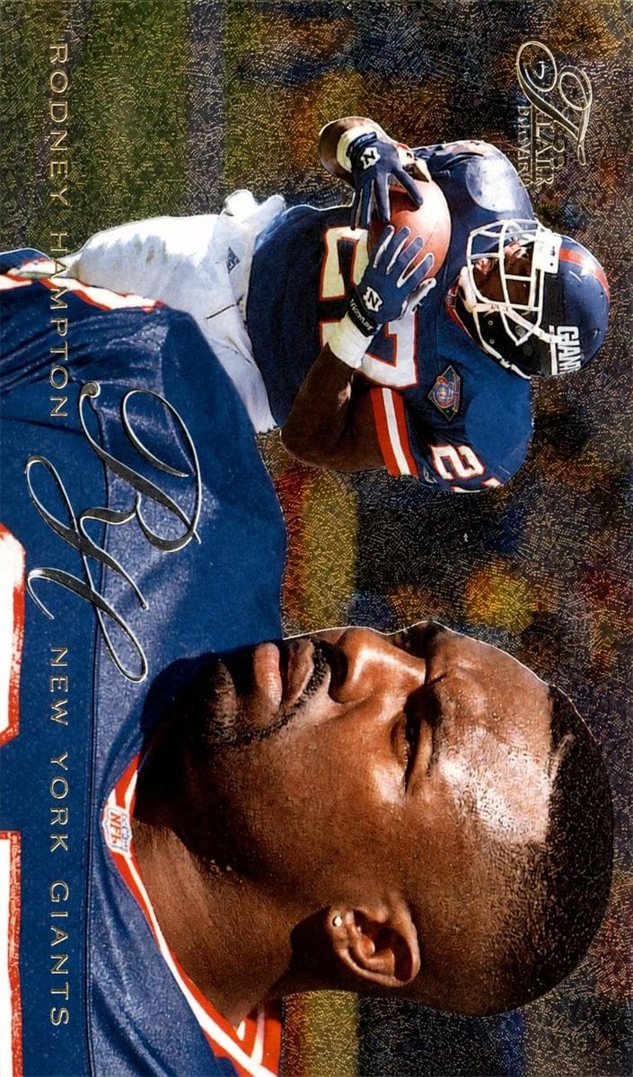 Rodney Hampton 1995 fleer