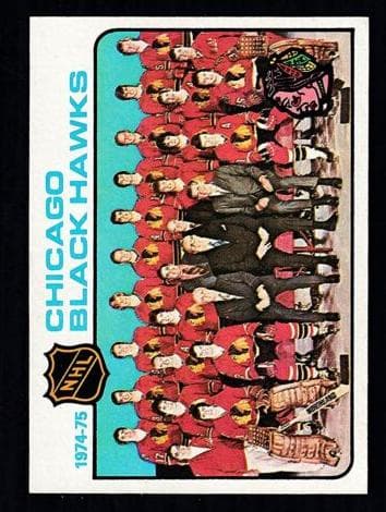 Chicago Blackhawks 1975 topps Topps
