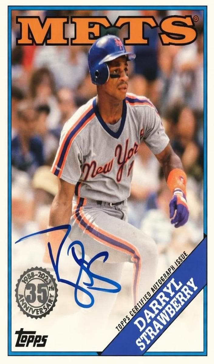 Darryl Strawberry 2023 topps Topps Update
