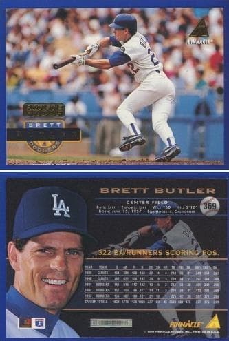 Brett Butler 1994 unknown Pinnacle