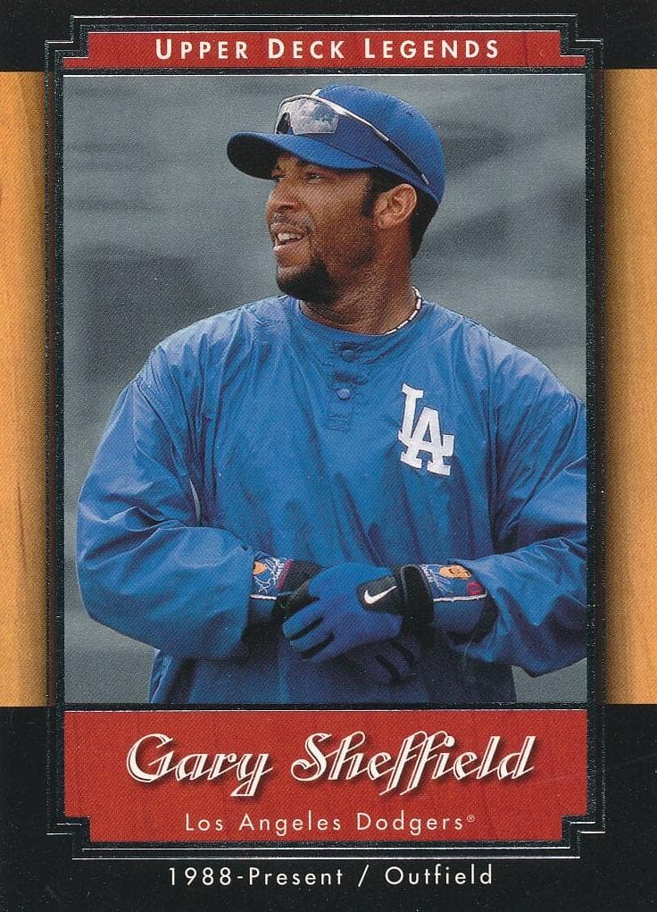 Gary Sheffield 2001 upper-deck Upper Deck Legends