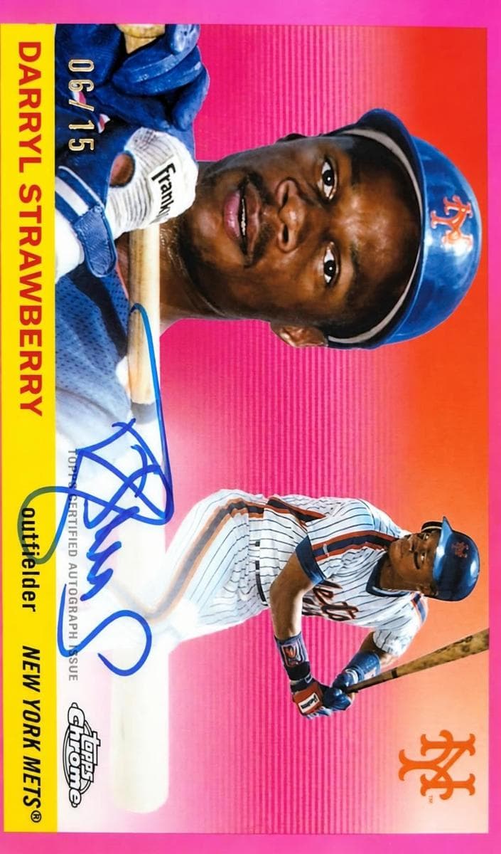 Darryl Strawberry 2025 topps Topps Chrome Platinum