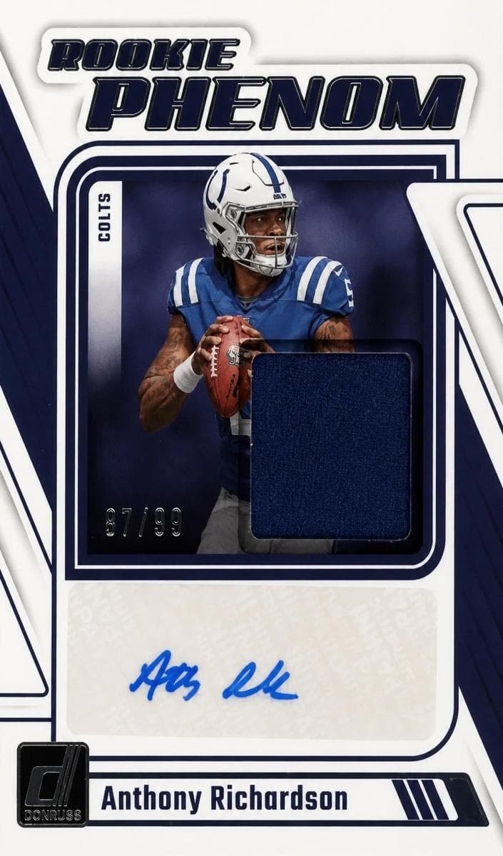 Anthony Richardson 2023 panini Panini Donruss