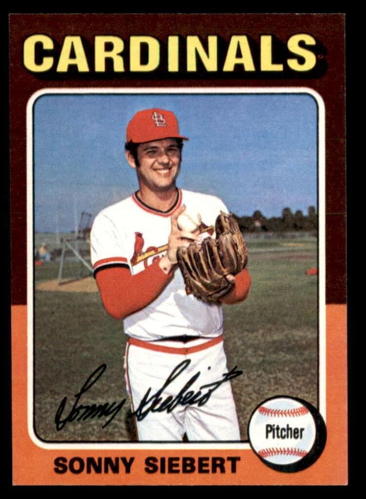Sonny Siebert 1975 topps Topps