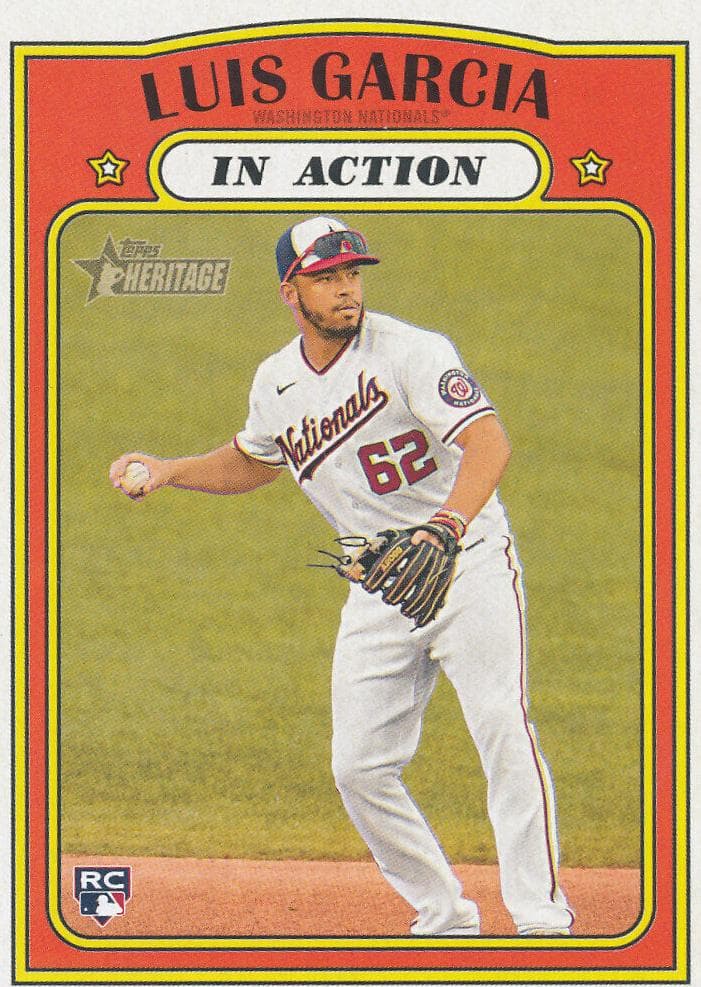 Luis Garcia 2021 topps Topps Heritage
