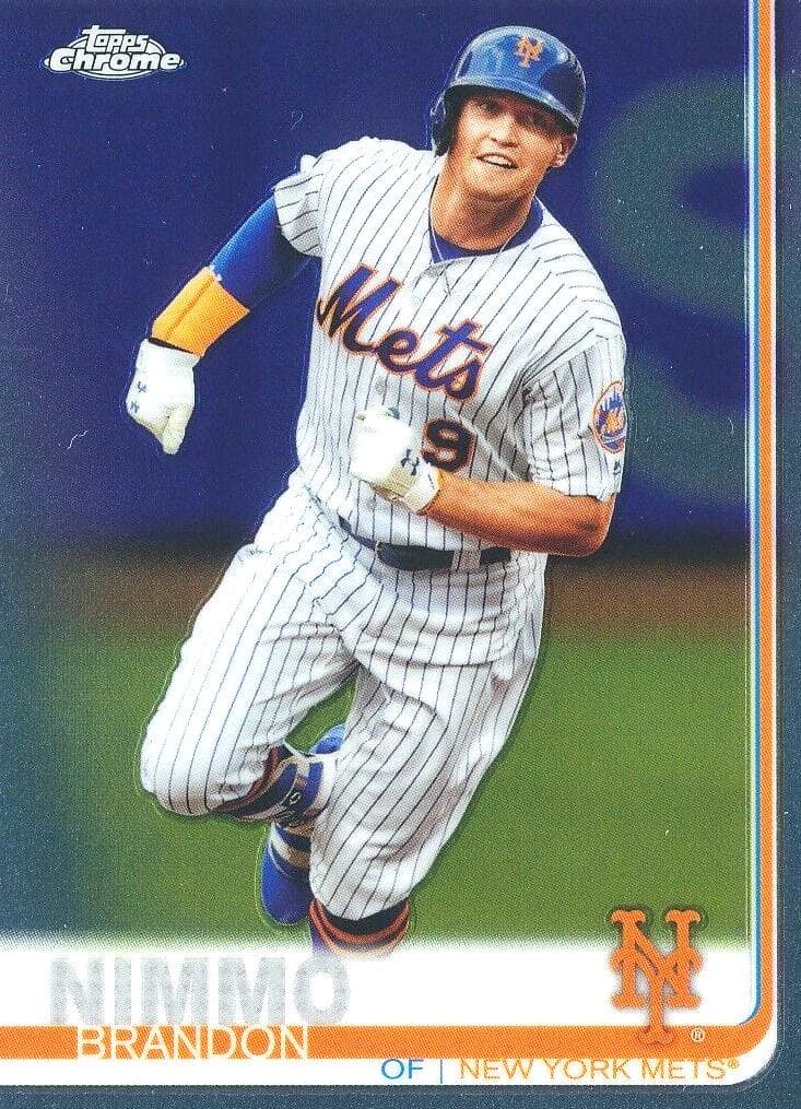 Brandon Nimmo 2019 topps Topps Chrome