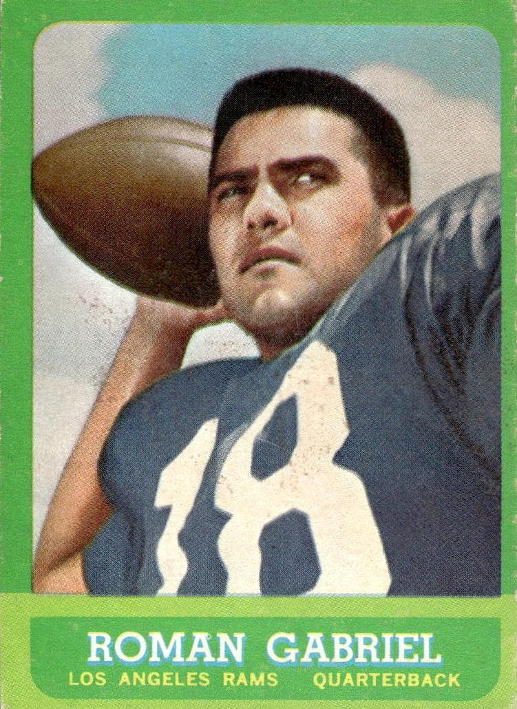 Roman Gabriel 1963 topps