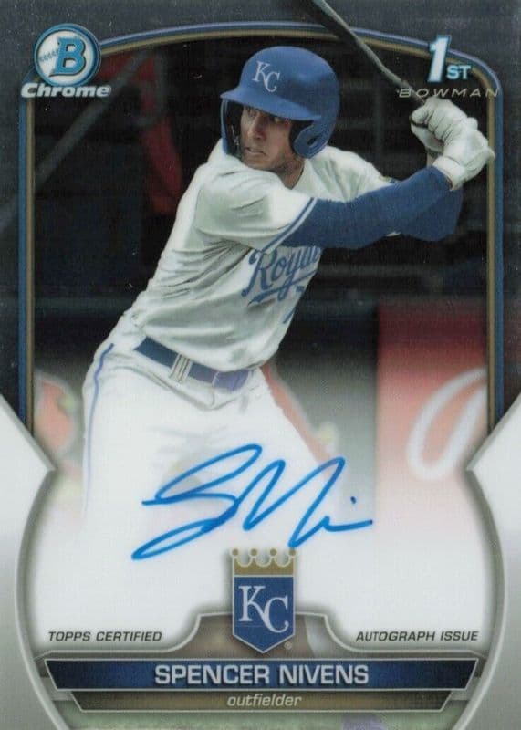Spencer Nivens trading card
