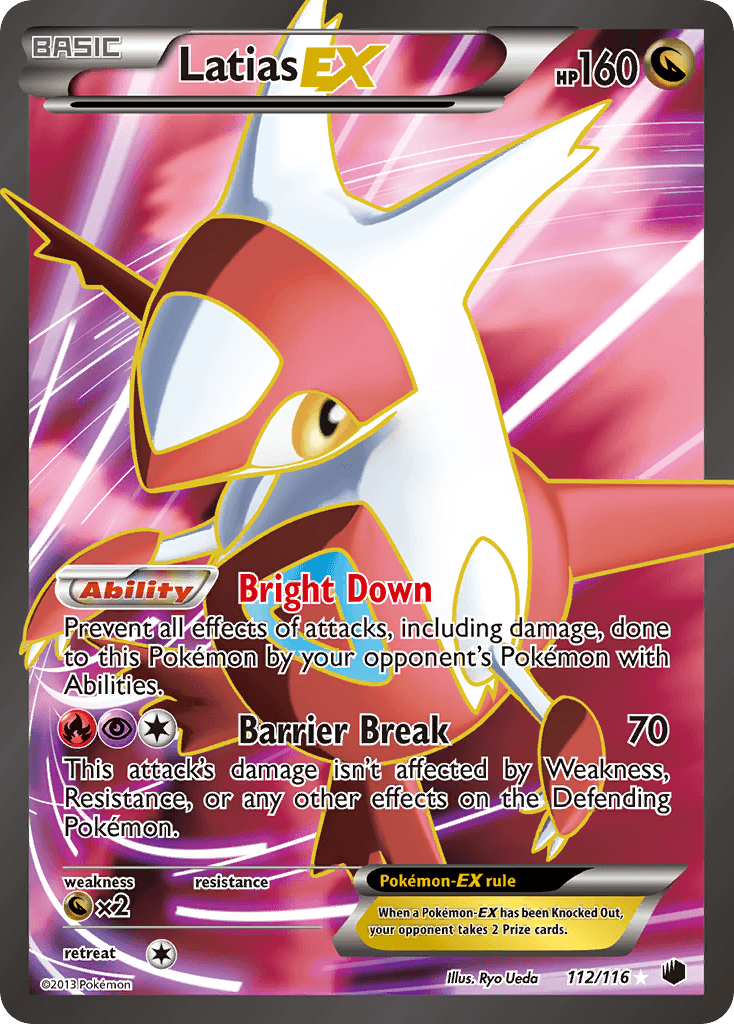 Latias EX 2013 Pokemon Plasma Freeze