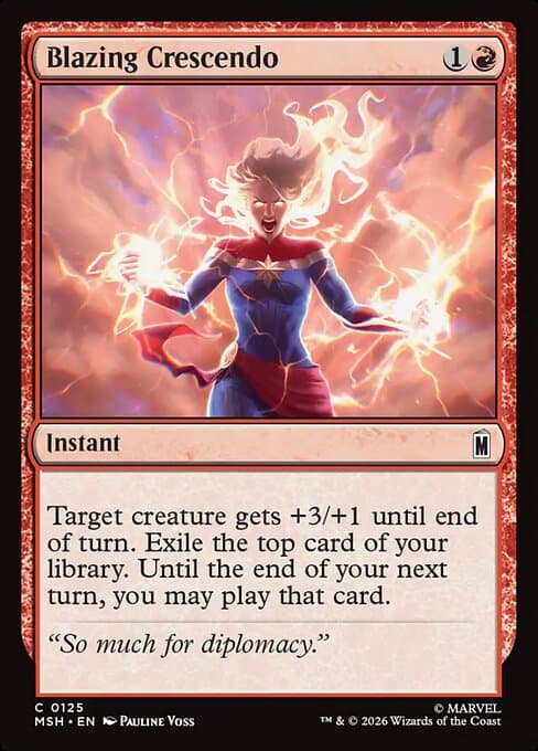 Blazing Crescendo 2023 Magic: The Gathering Phyrexia: All Will Be One