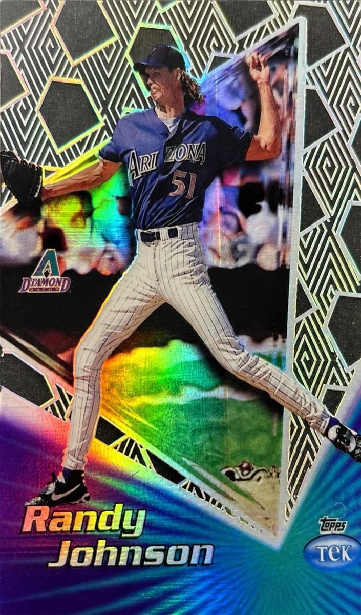 Randy Johnson 1999 topps Topps Tek