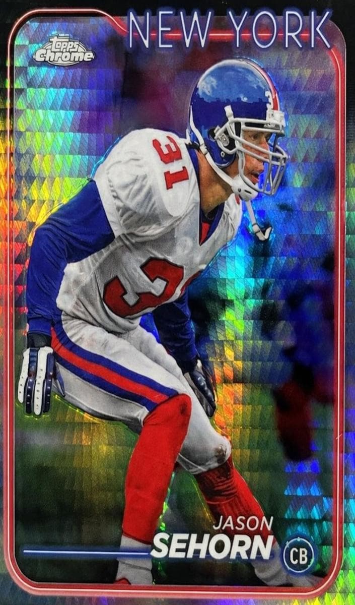 Jason Sehorn 2024 topps Topps Chrome