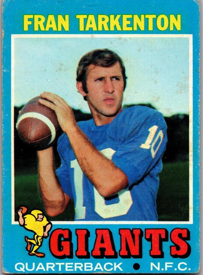 Fran Tarkenton 1971 topps Topps
