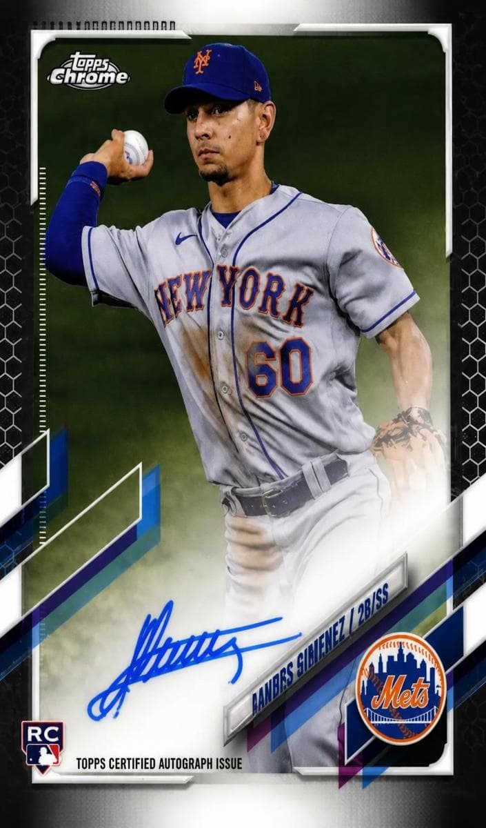 Andres Gimenez 2021 topps Topps Chrome