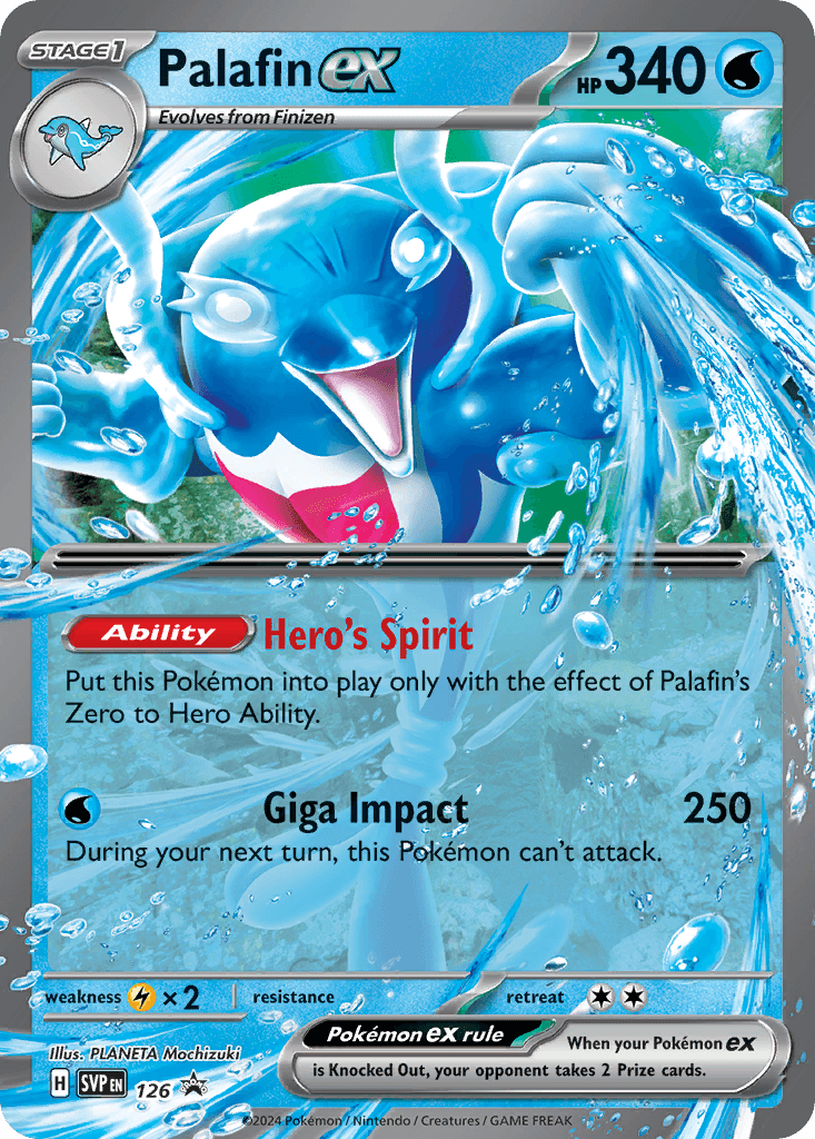 Palafin ex 2025 Pokemon Japanese Start Deck 100 Battle Collection Mirror Holo