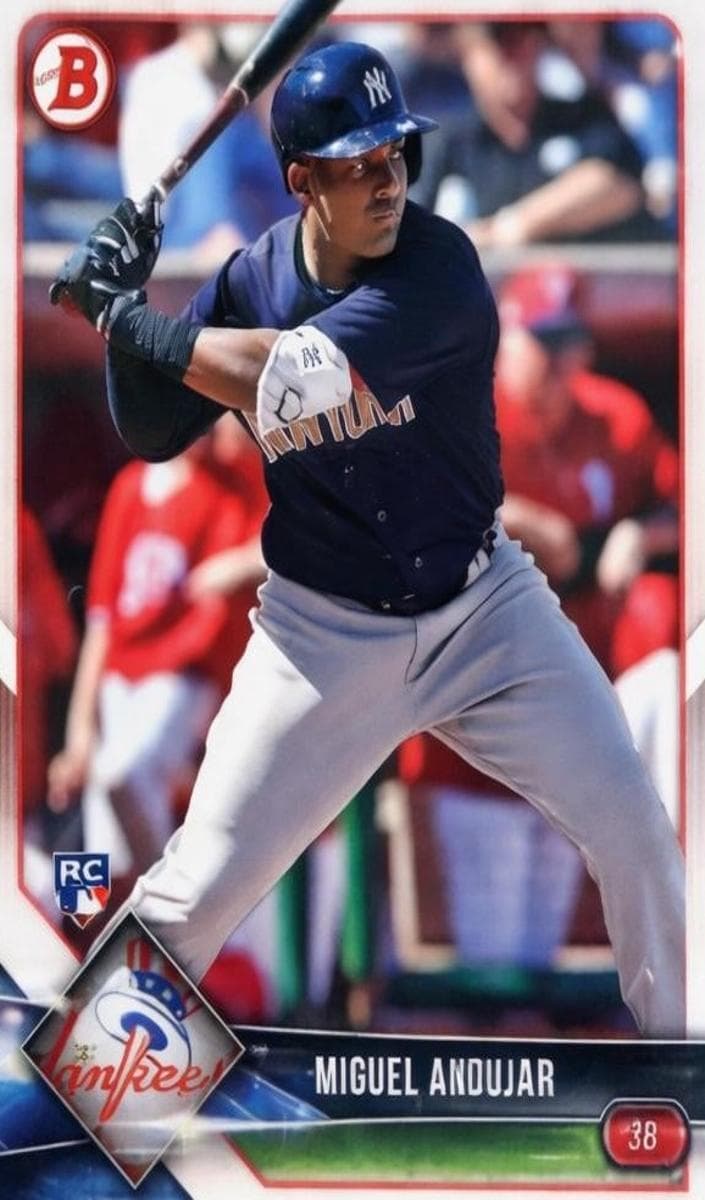 Miguel Andujar 2018 bowman Bowman