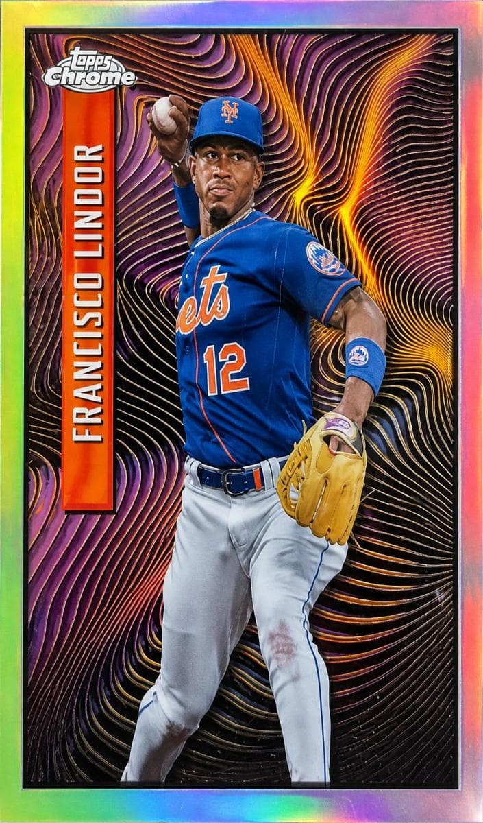 Francisco Lindor 2023 topps Topps Chrome Update