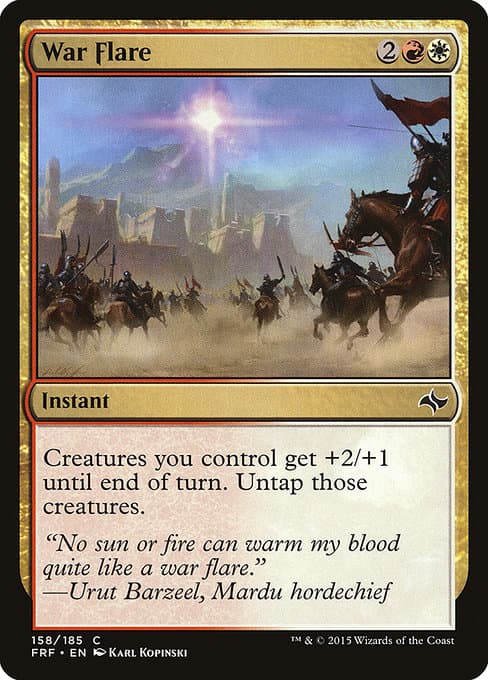 War Flare 2015 Magic: The Gathering Fate Reforged