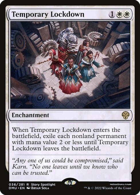 Temporary Lockdown 2022 Magic: The Gathering Dominaria United Extended Art