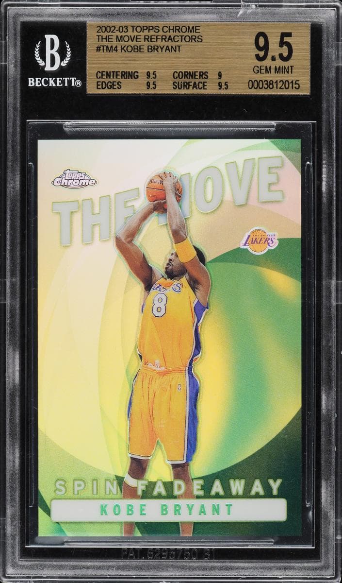 Kobe Bryant 2002 topps