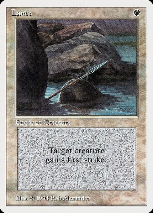 Lance 1994 Magic: The Gathering Revised