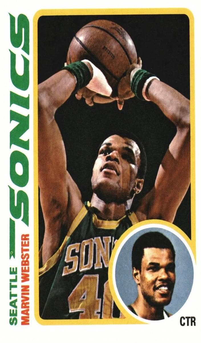 Marvin Webster 1978 topps Topps