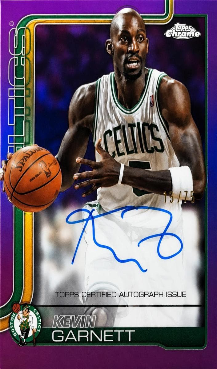 Kevin Garnett 2025 topps Topps Chrome