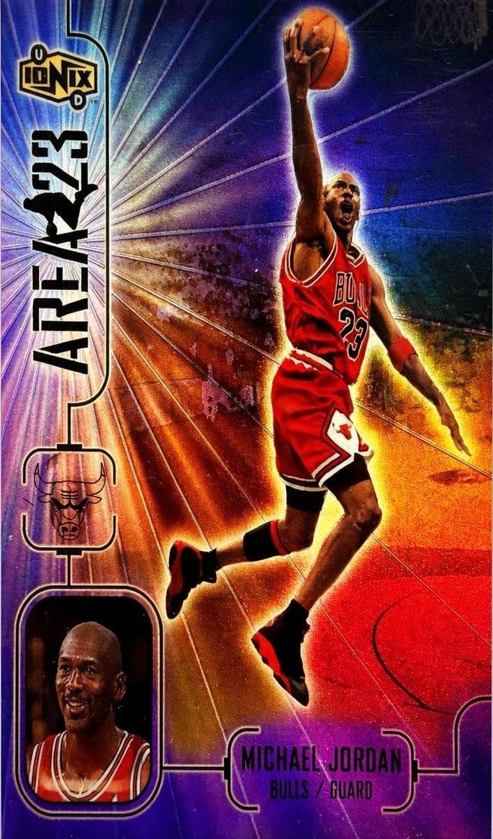 Michael Jordan 1998 upper-deck Ionix
