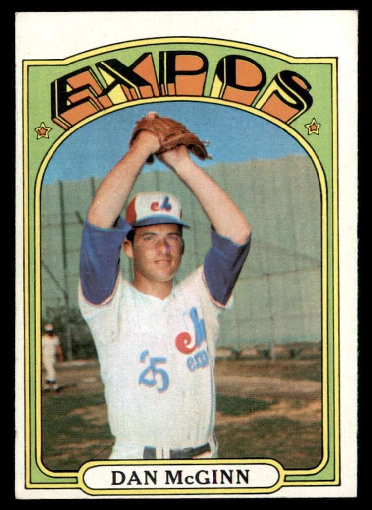 Dan McGinn 1972 topps Topps