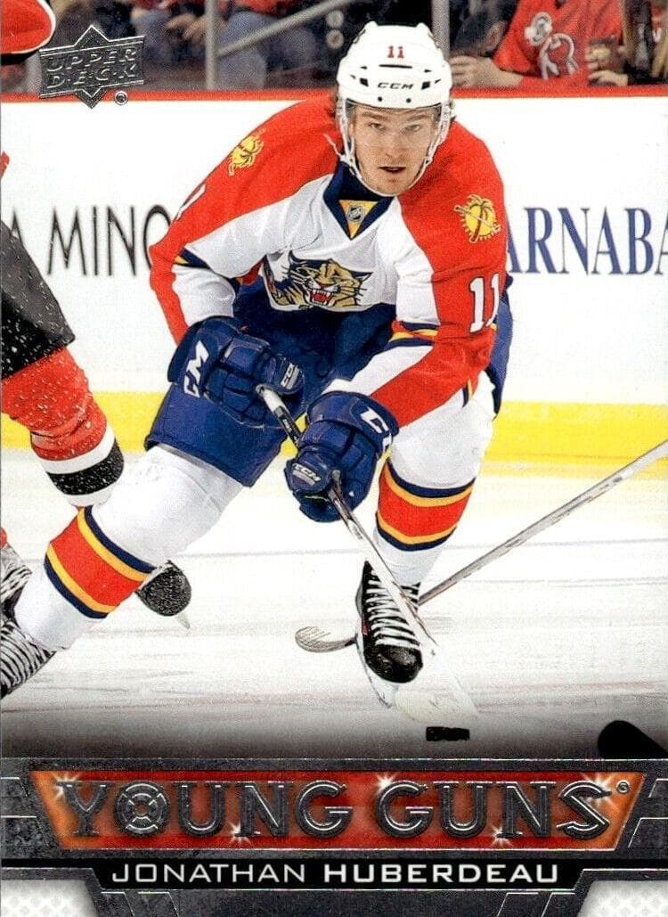 Jonathan Huberdeau trading card