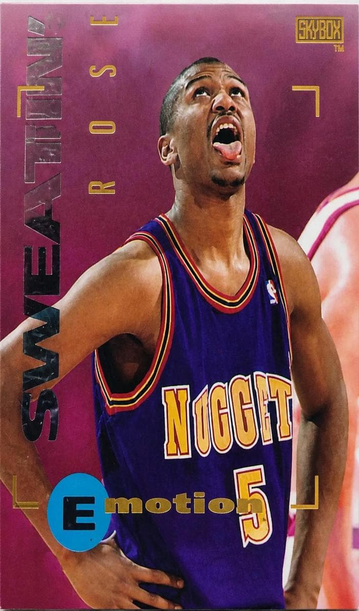 Jalen Rose 1994 skybox Emotion