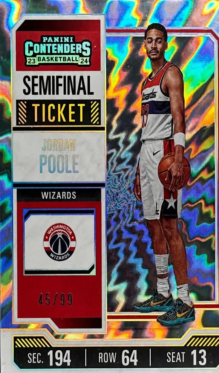 Jordan Poole 2023 panini Panini Contenders