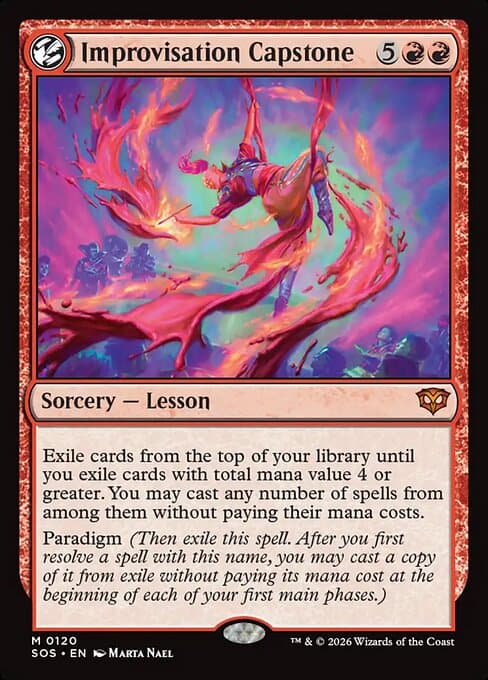 Improvisation Capstone 2026 Magic: The Gathering Secrets of Strixhaven