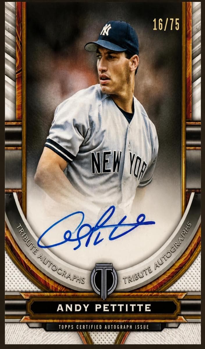Andy Pettitte 2023 topps Topps Tribute