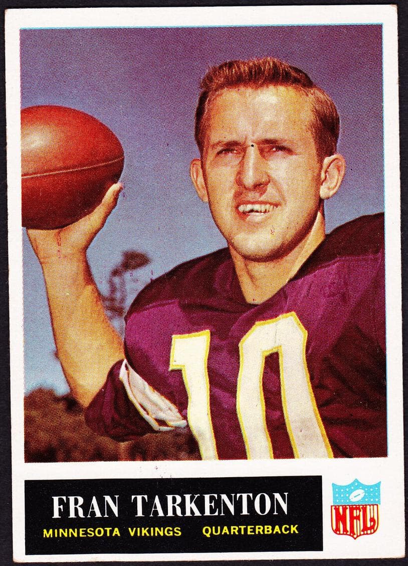 Fran Tarkenton 1965 unknown Philadelphia