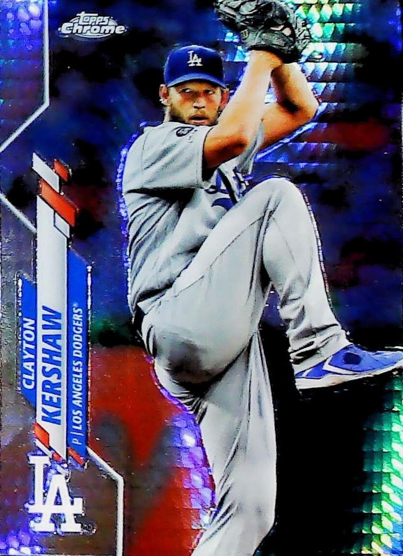 Clayton Kershaw 2020 topps Topps Chrome