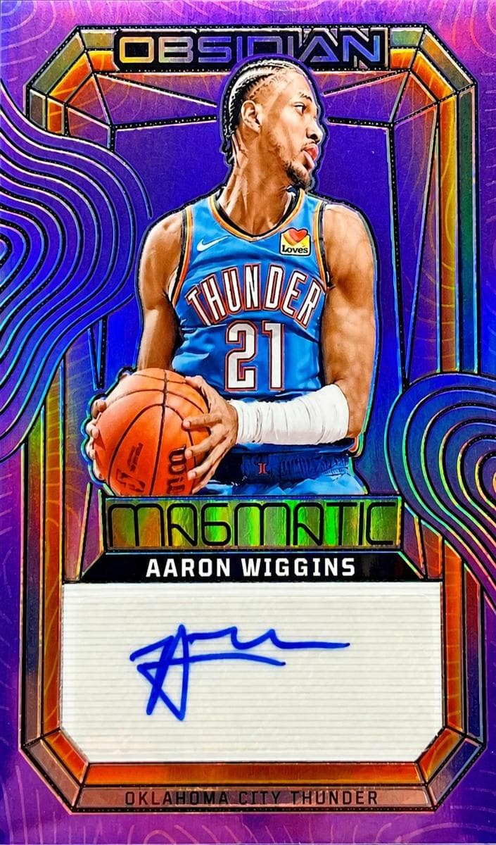 Aaron Wiggins 2023 panini Obsidian