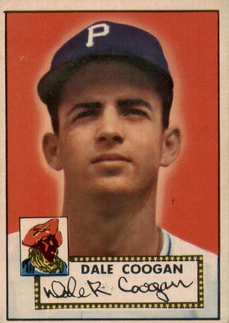 Dale Coogan 1952 topps Topps