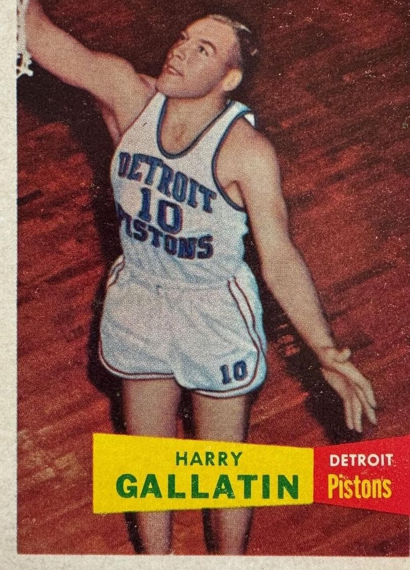 Harry Gallatin 1957 topps Topps