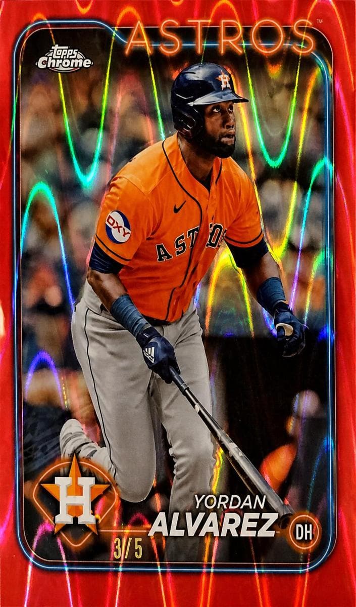 Yordan Alvarez 2024 topps Topps Chrome