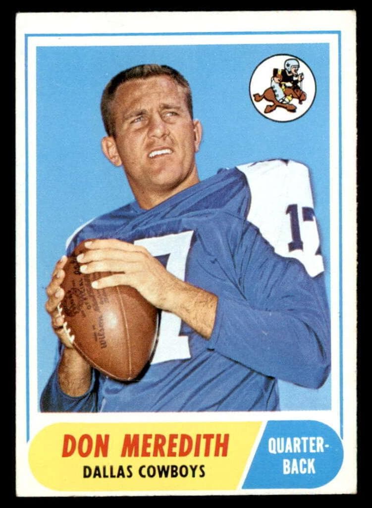 Don Meredith 1968 topps Topps