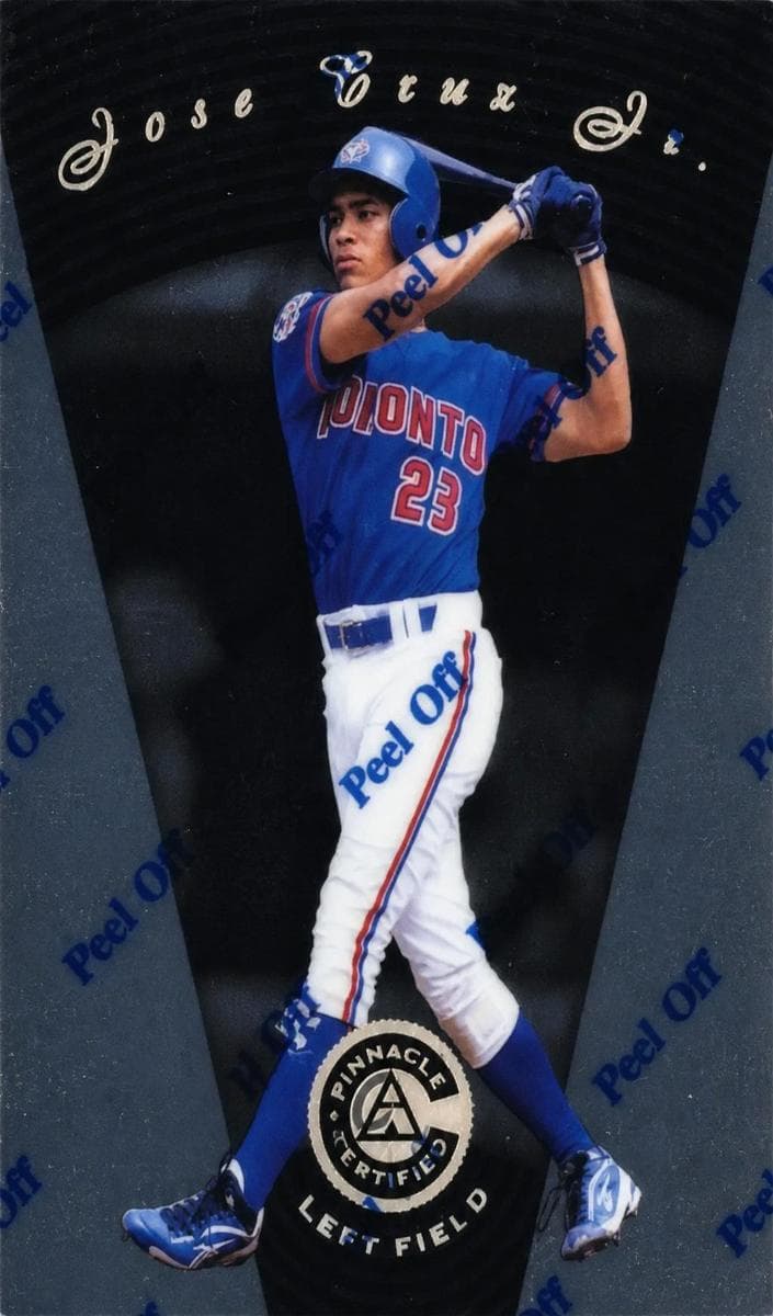 Jose Cruz Jr. 1997 panini Pinnacle Certified