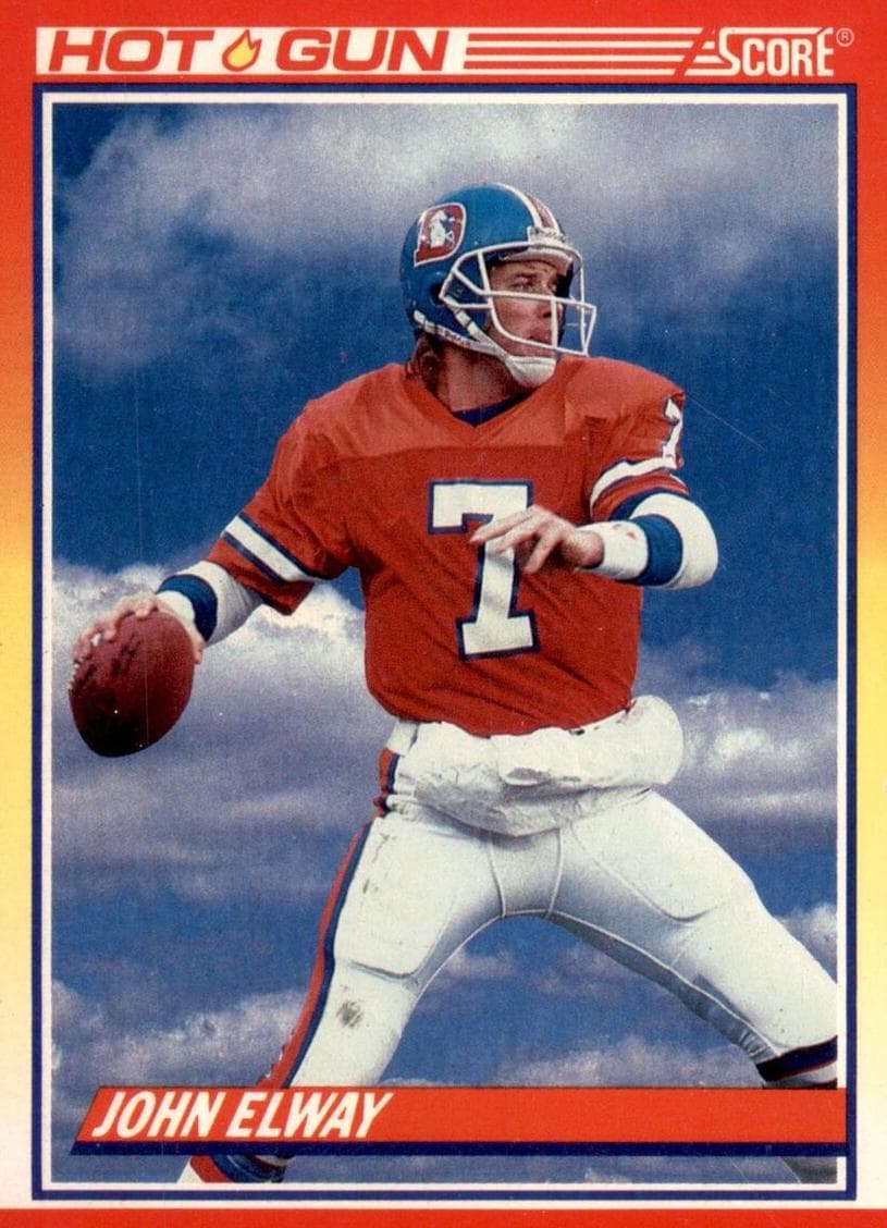 John Elway 1990 panini Score