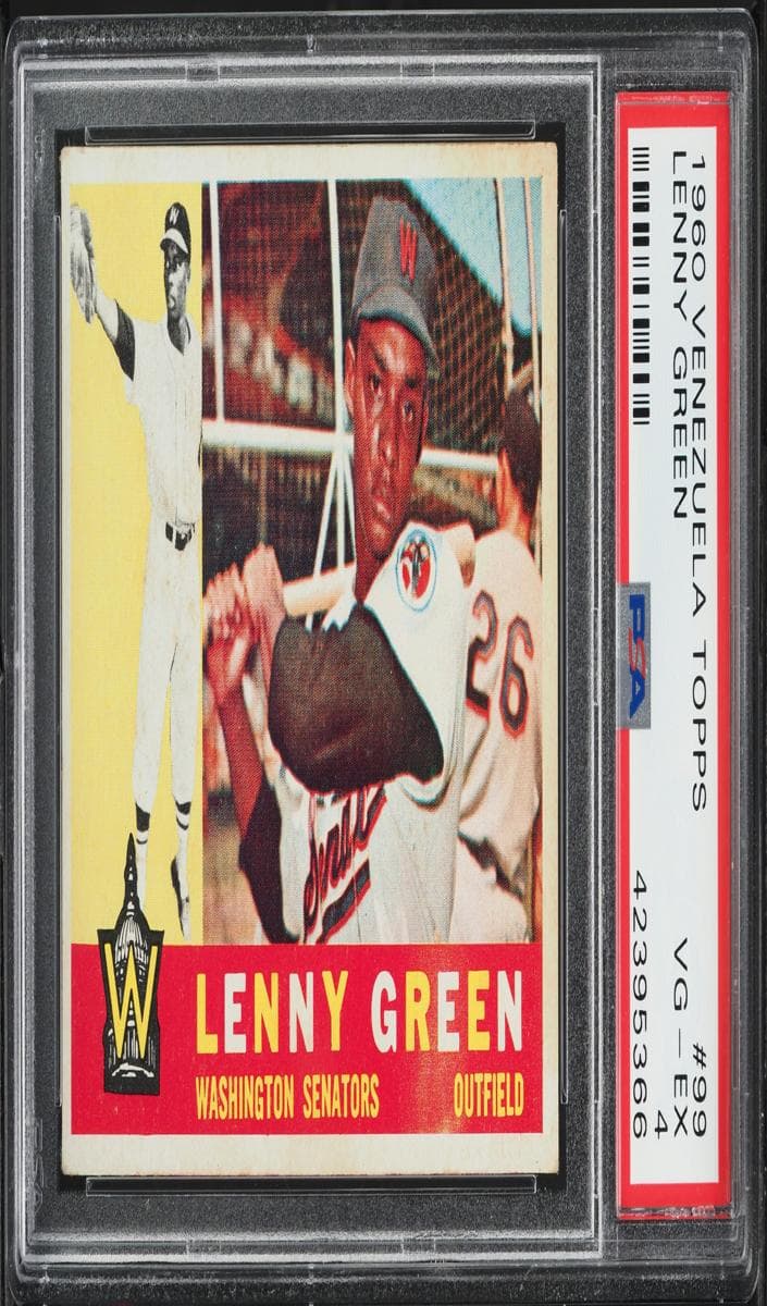 Lenny Green 1960 topps Topps Venezuelan