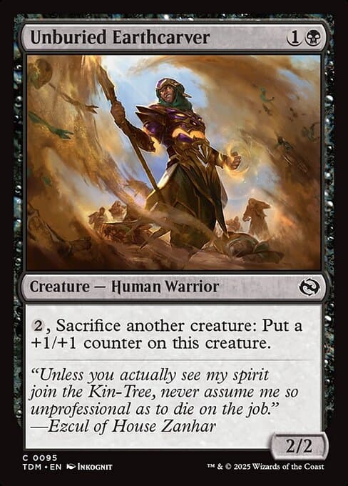 Unburied Earthcarver 2025 Magic: The Gathering Tarkir: Dragonstorm