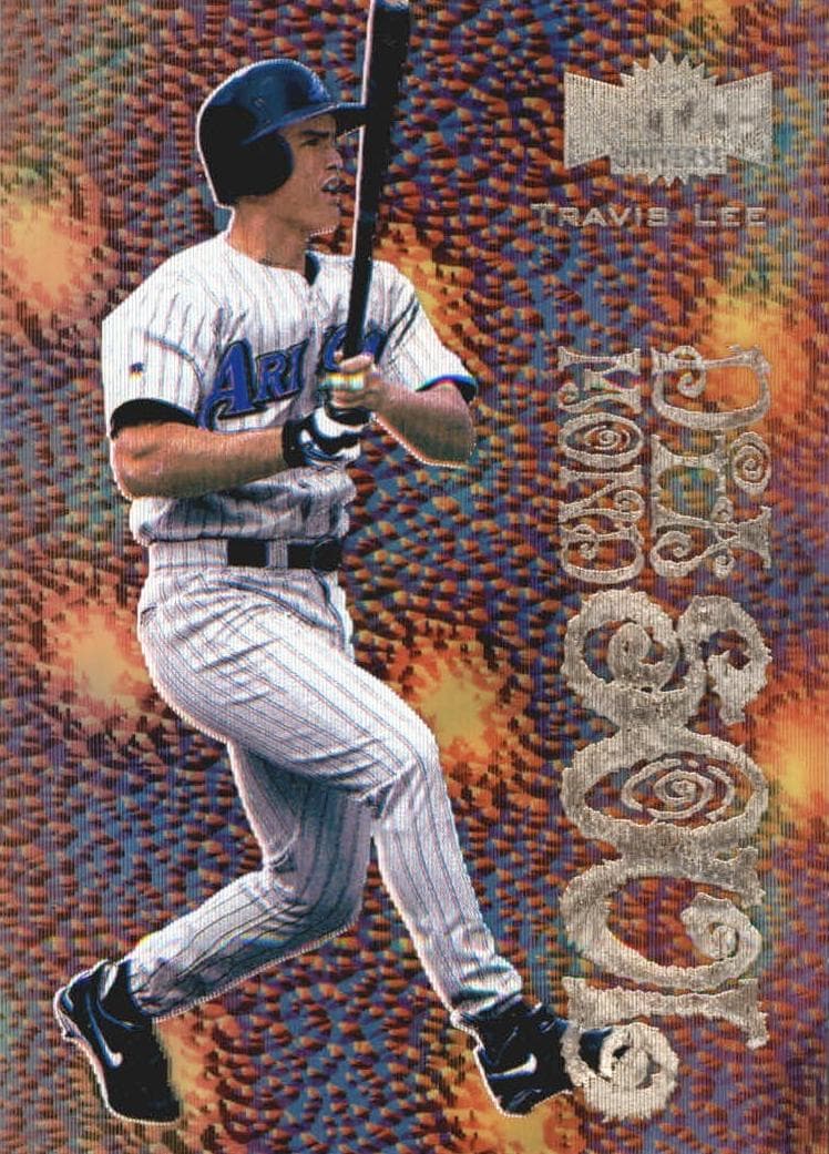 Travis Lee 1999 fleer Skybox Metal Universe