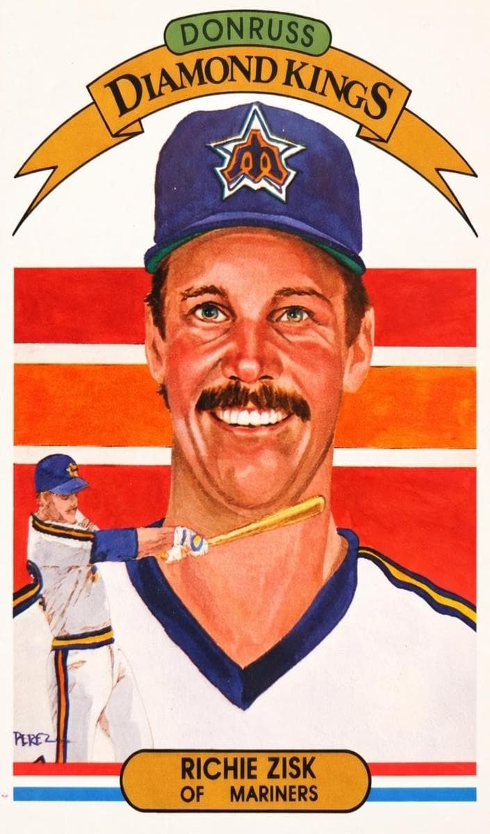 Richie Zisk trading card